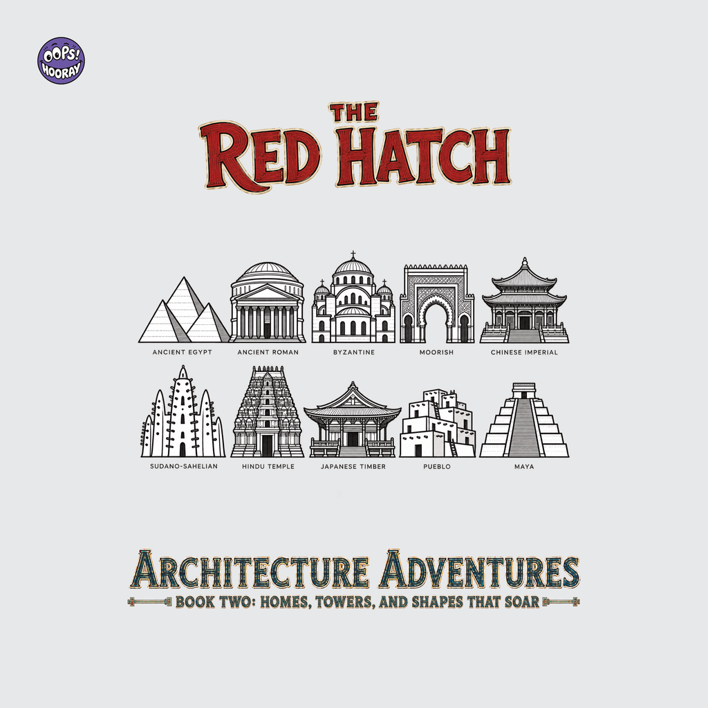 The Red Hatch: Homes, Towers, and Shapes That Soar | Architecture Adventures | Book Two