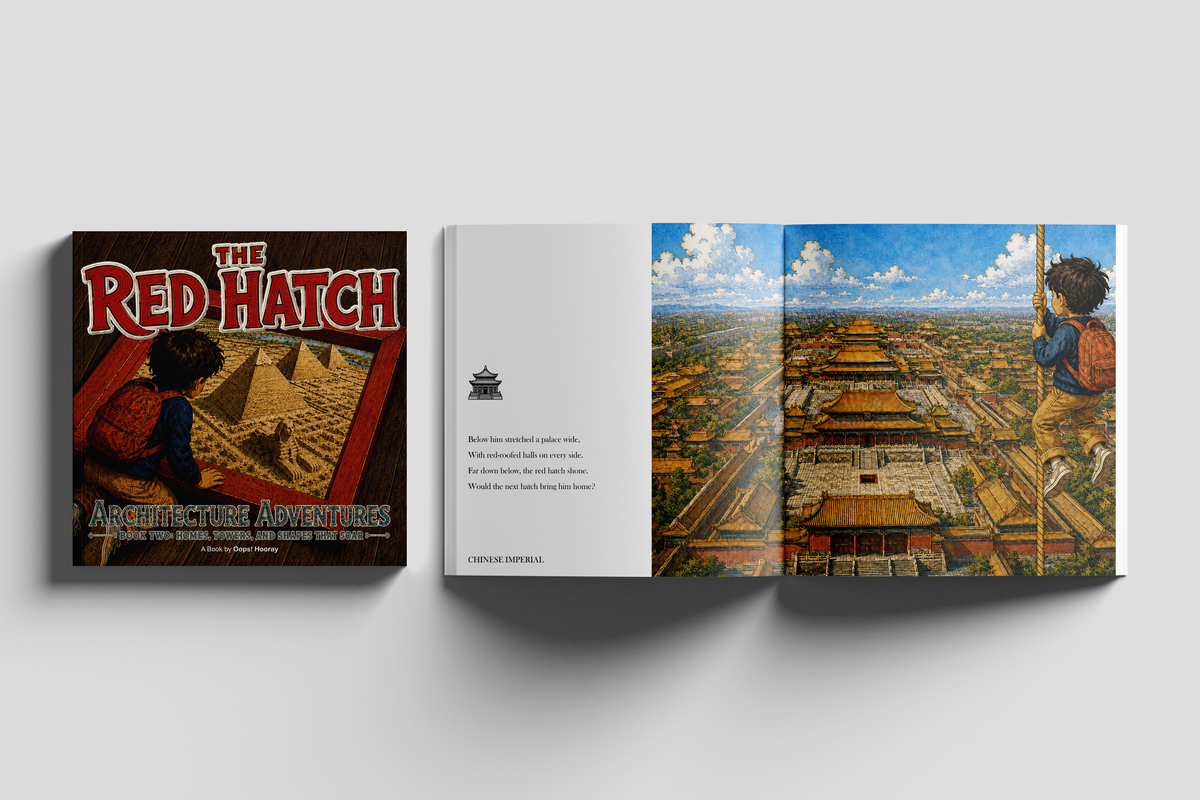 The Red Hatch: Homes, Towers, and Shapes That Soar | Architecture Adventures | Book Two